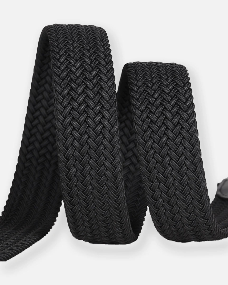 Elevate Stretch Belt – Woven Braided Elastic Belt with No-Hole Fit