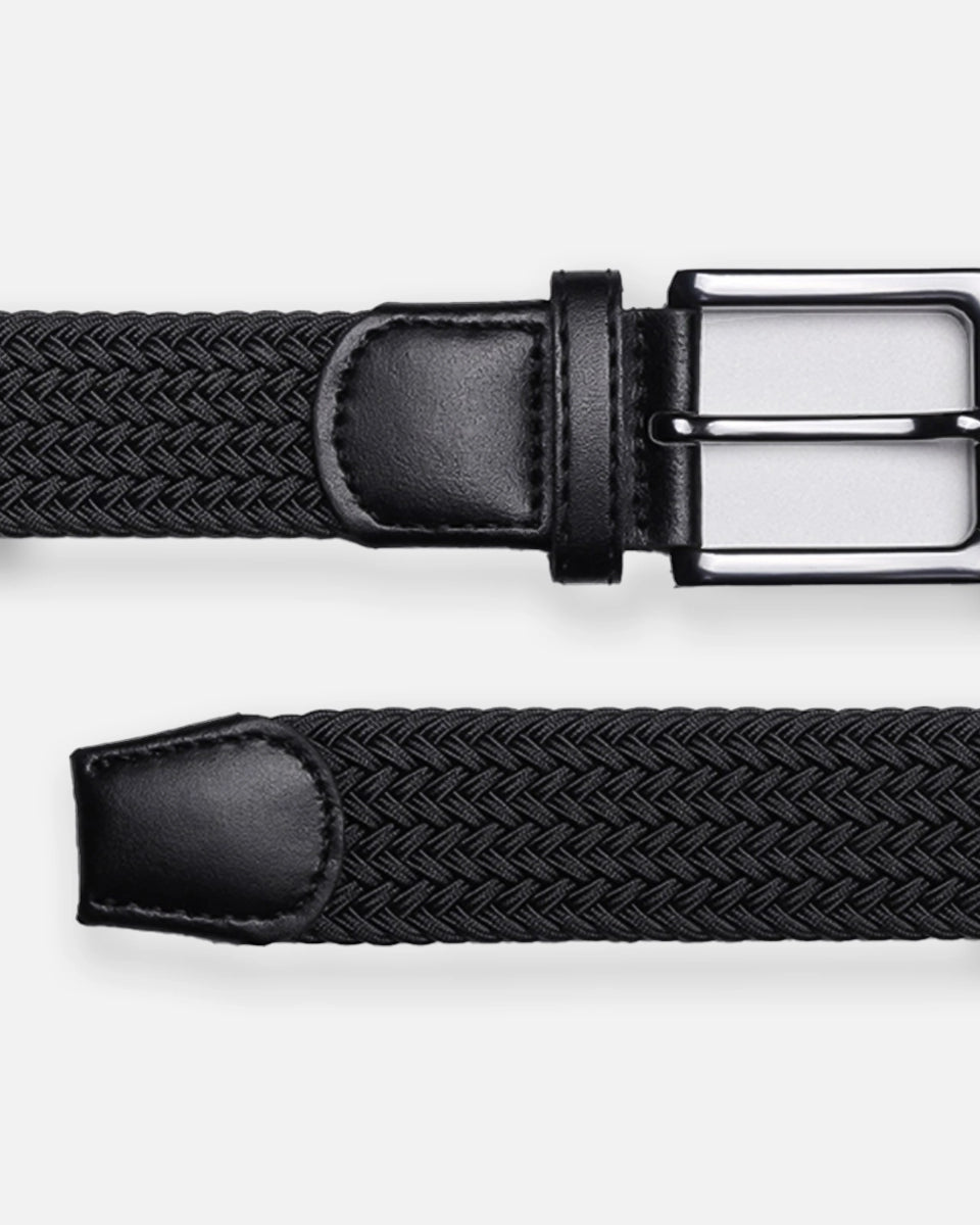 Elevate Stretch Belt – Woven Braided Elastic Belt with No-Hole Fit