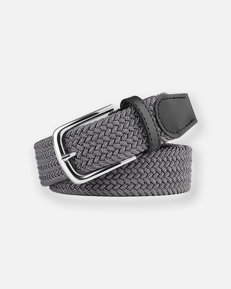 Elevate Stretch Belt – Woven Braided Elastic Belt with No-Hole Fit