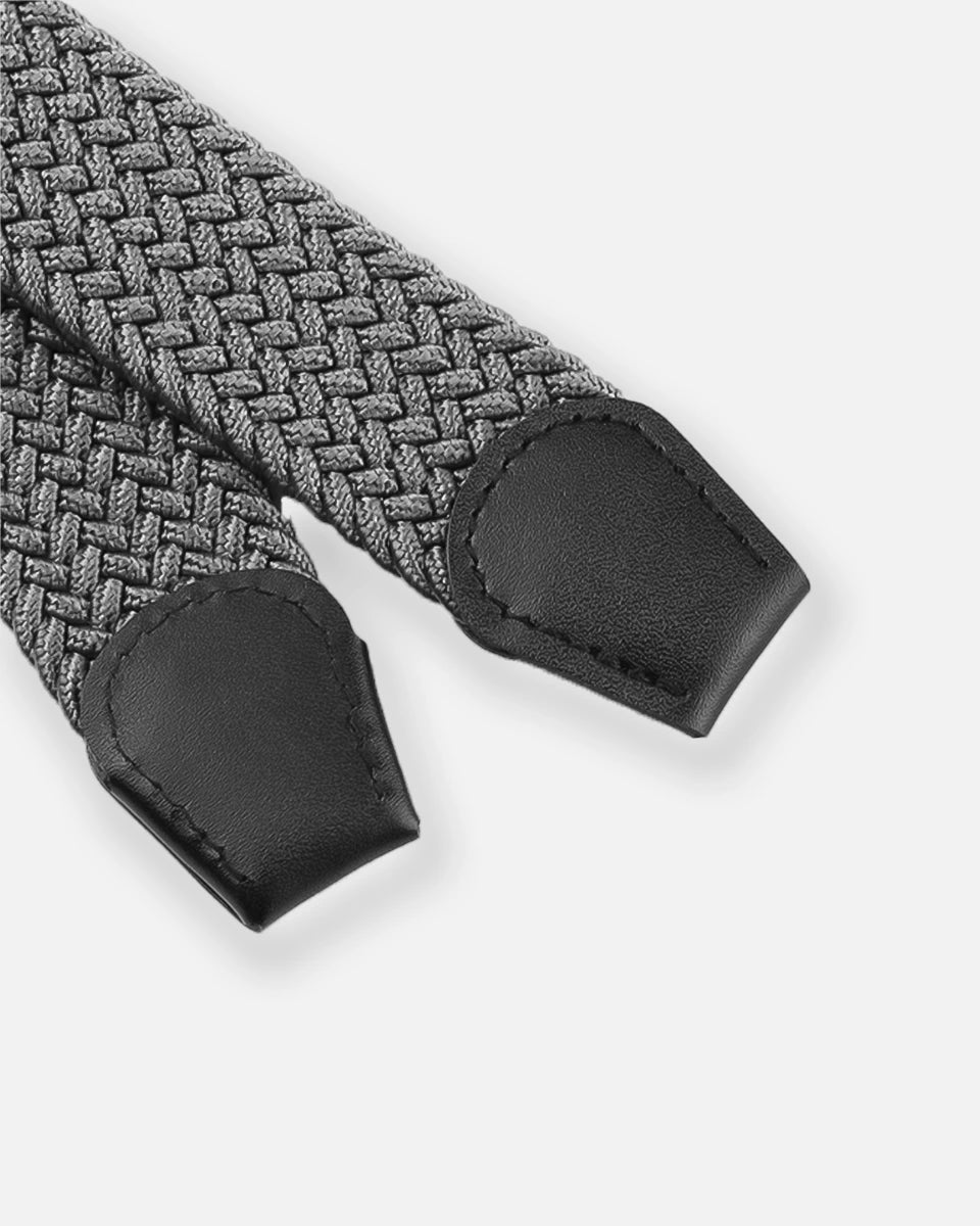 Elevate Stretch Belt – Woven Braided Elastic Belt with No-Hole Fit