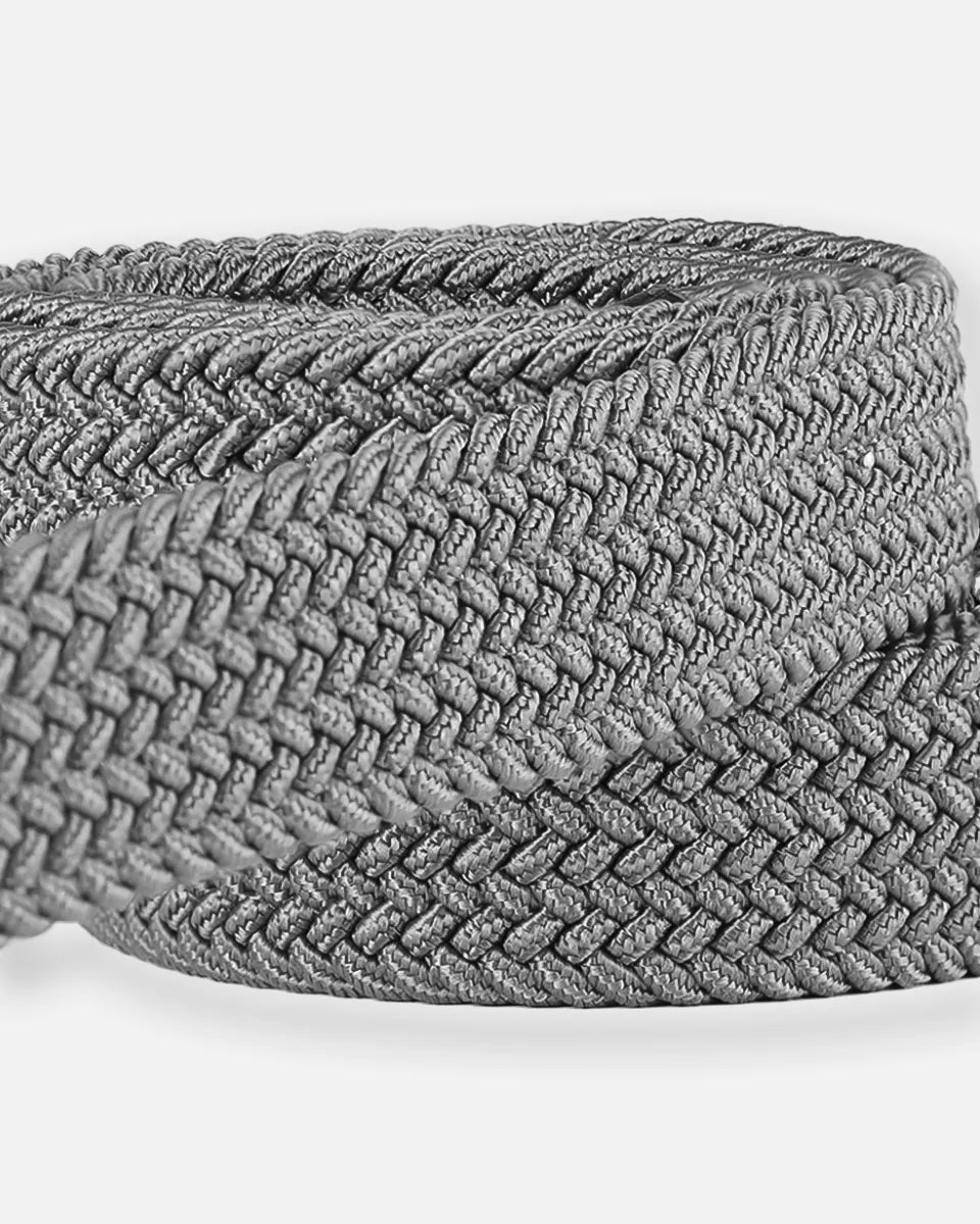 Elevate Stretch Belt – Woven Braided Elastic Belt with No-Hole Fit