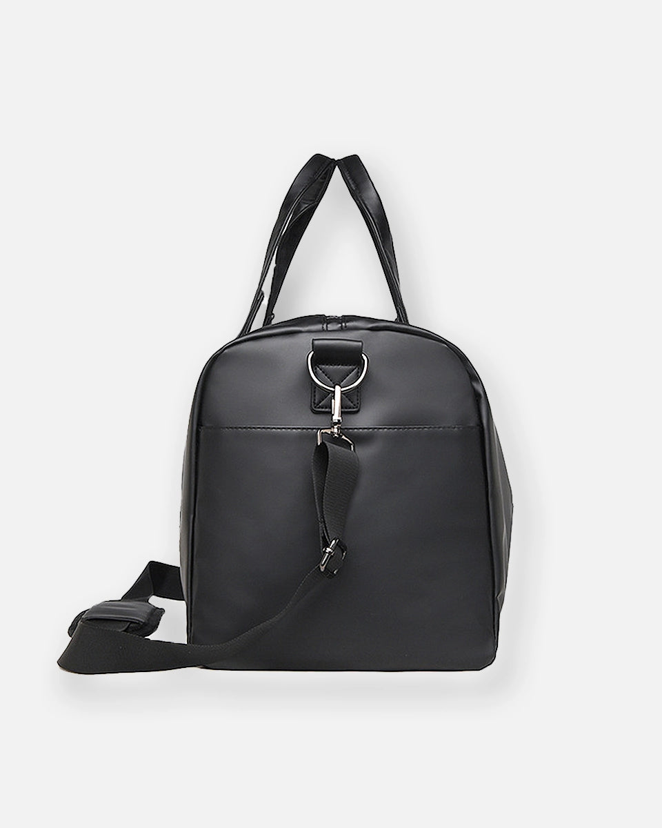 Durable waterproof duffel bag with multiple compartments