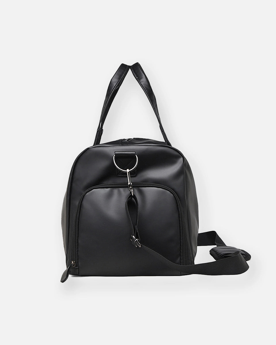 Durable waterproof duffel bag with multiple compartments