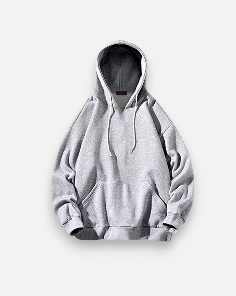 Work-to-Workout Hoodie – Premium grey hoodie for men’s office-to-gym transition