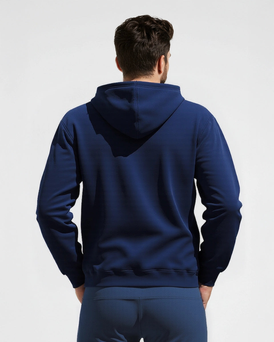 Work-to-Workout Hoodie – Premium navy hoodie for men’s office-to-gym transition