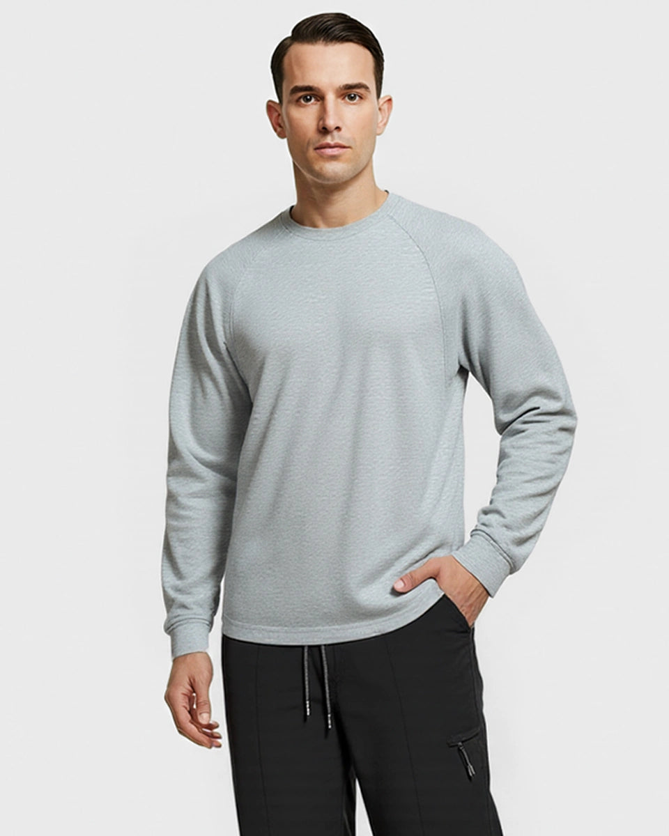 Balance Crew – Relaxed fit men’s sweatshirt with raglan sleeves