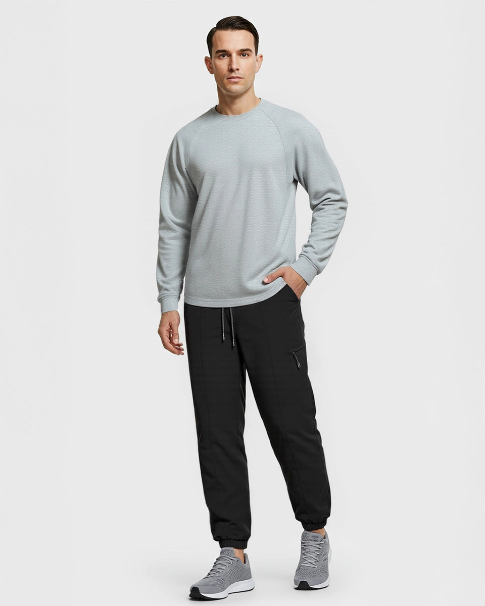 Balance Crew – Relaxed fit men’s sweatshirt with raglan sleeves