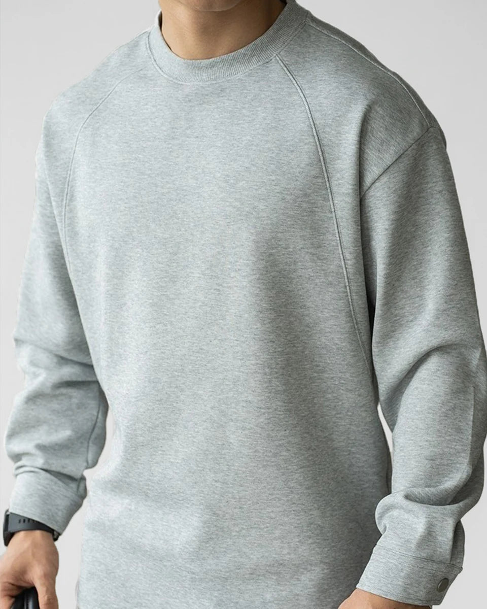 Balance Crew – Relaxed fit men’s sweatshirt with raglan sleeves