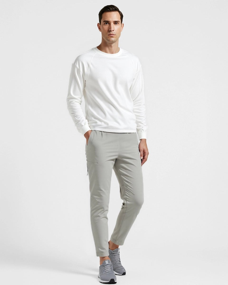 Balance Crew – Relaxed fit men’s sweatshirt with raglan sleeves