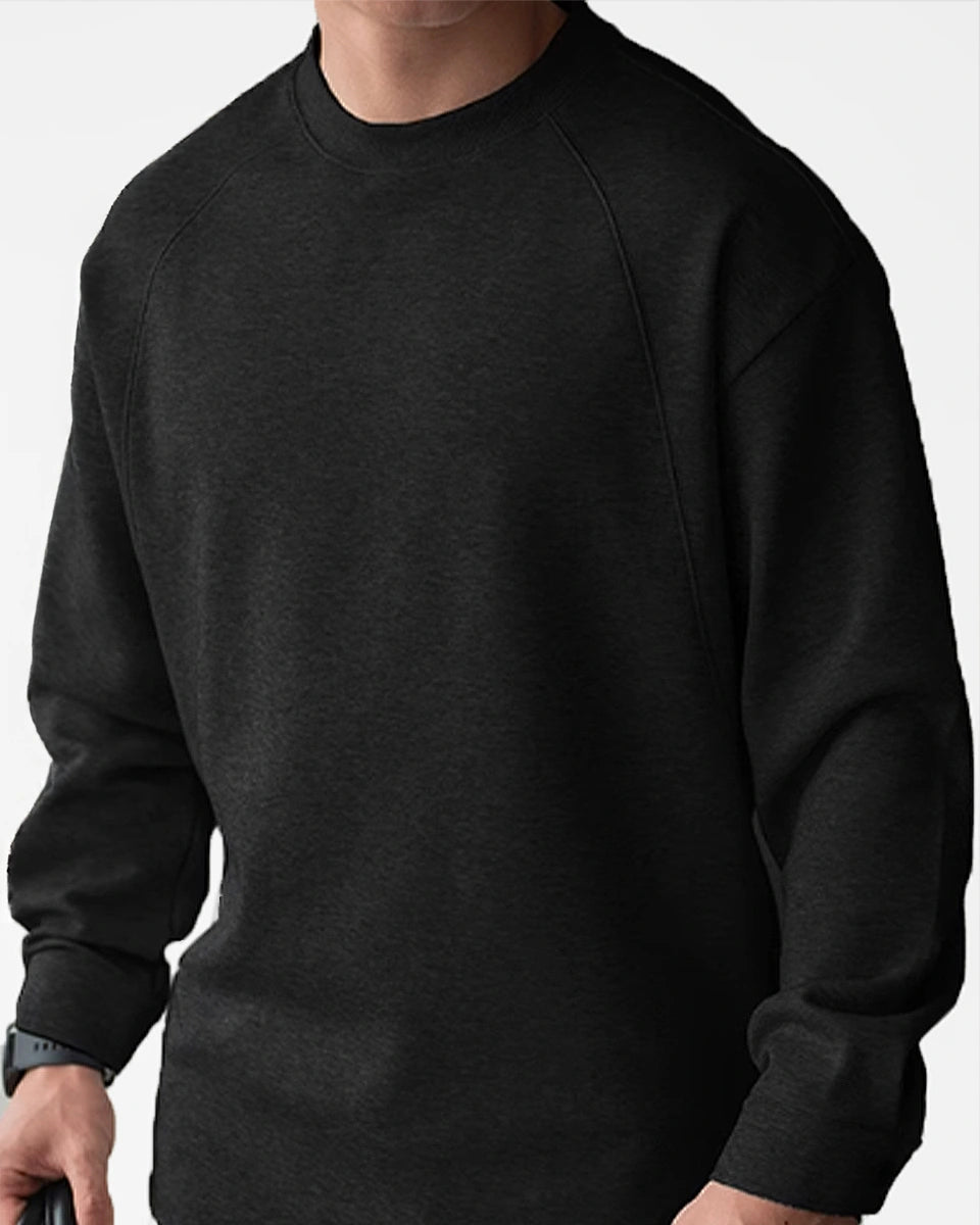 Balance Crew – Relaxed fit men’s sweatshirt with raglan sleeves