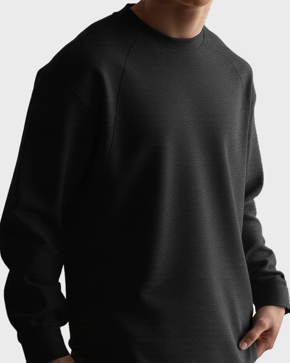 Balance Crew – Relaxed fit men’s sweatshirt with raglan sleeves