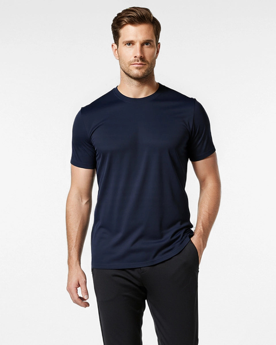 Seamless activewear t-shirt for daily and gym wear