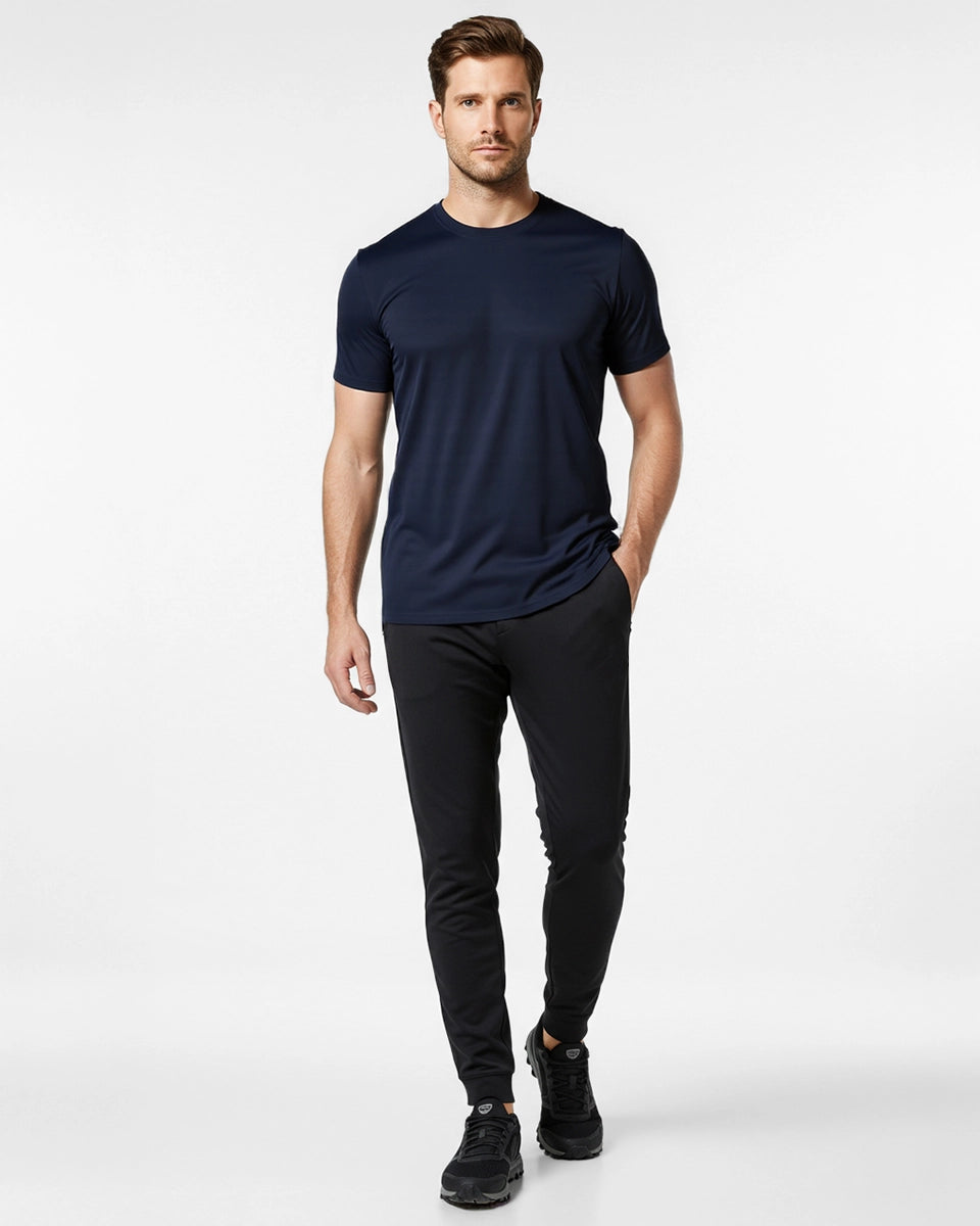 Seamless activewear t-shirt for daily and gym wear