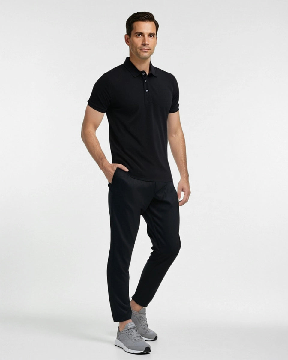 Fairway Polo – Moisture-wicking, breathable performance polo for men.