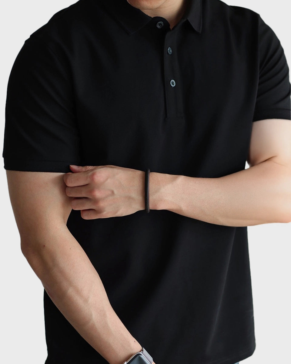 Fairway Polo – Moisture-wicking, breathable performance polo for men.