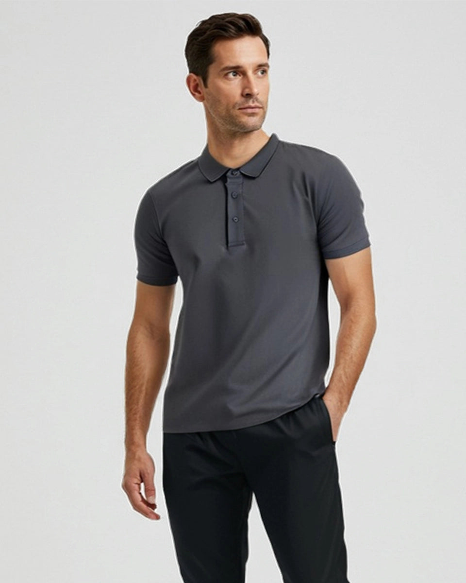 Fairway Polo – Moisture-wicking, breathable performance polo for men.
