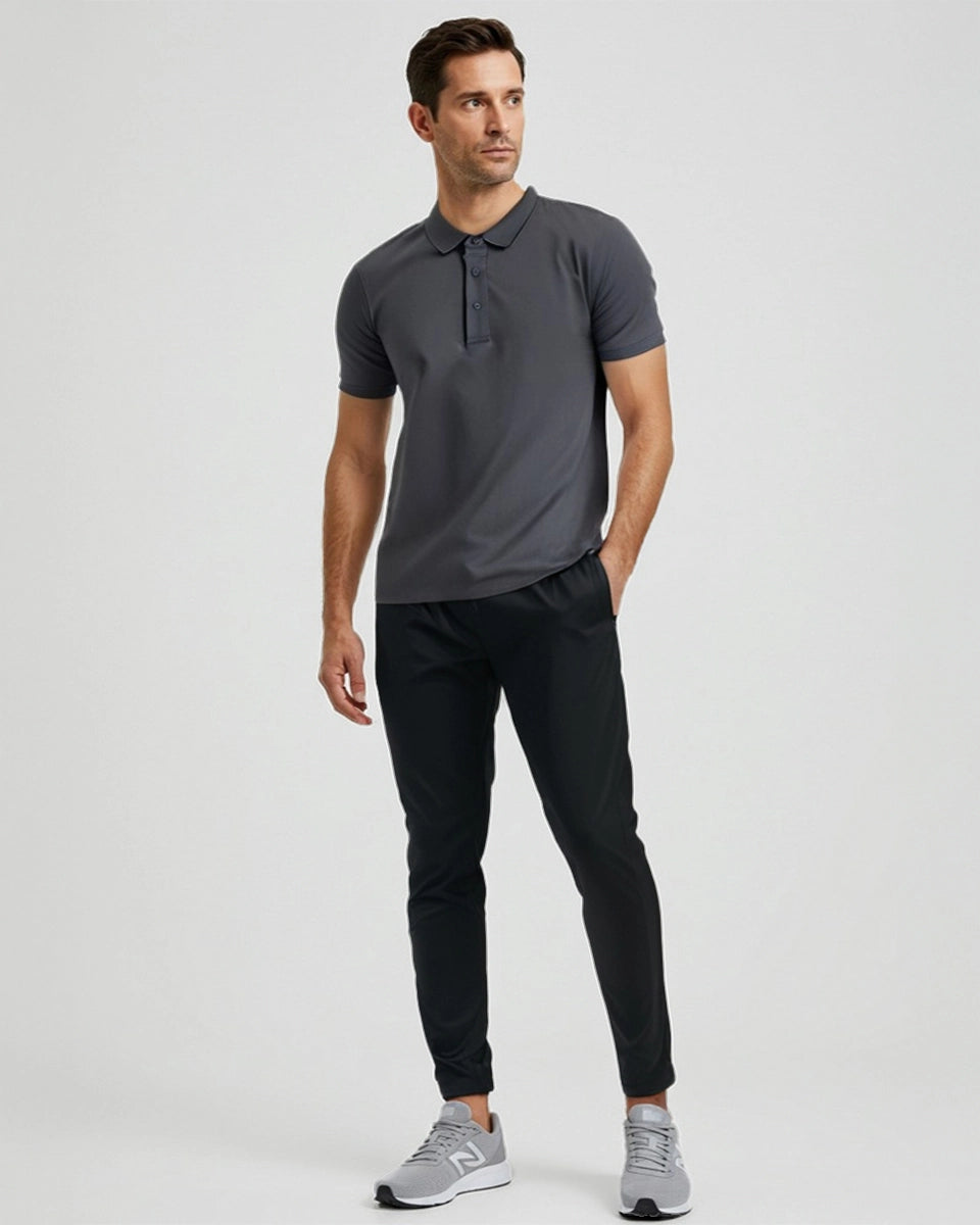 Fairway Polo – Moisture-wicking, breathable performance polo for men.