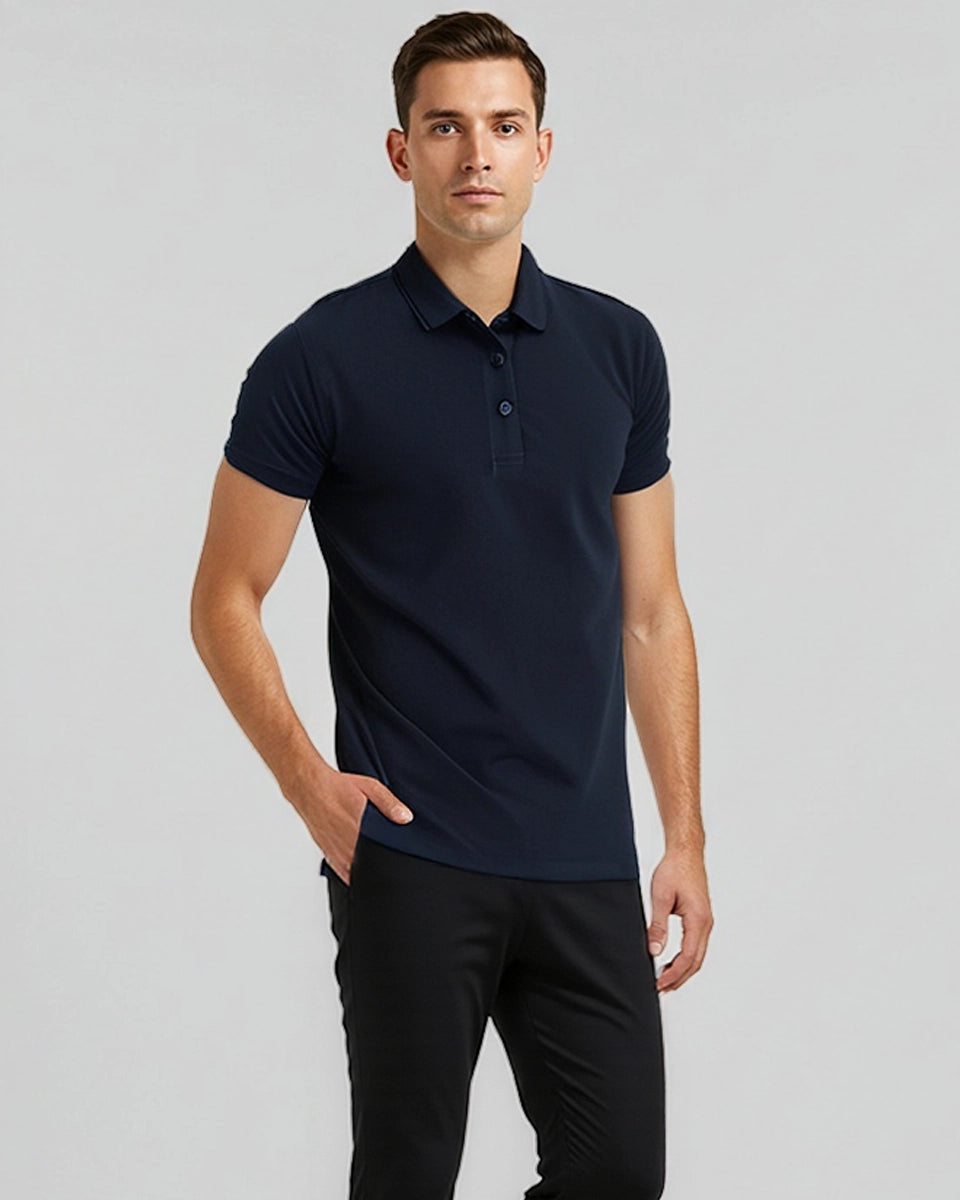 Fairway Polo – Moisture-wicking, breathable performance polo for men.