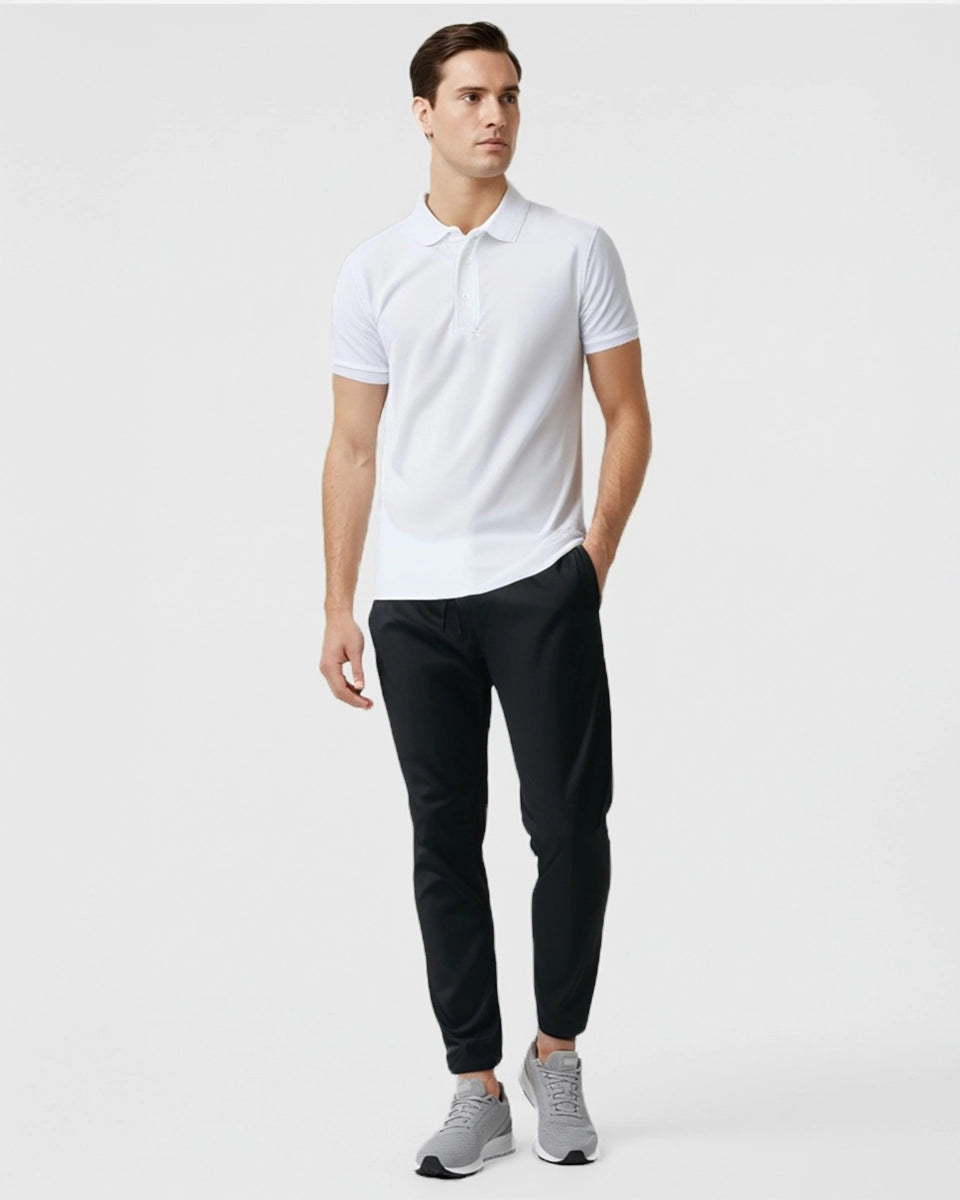 Fairway Polo – Moisture-wicking, breathable performance polo for men.