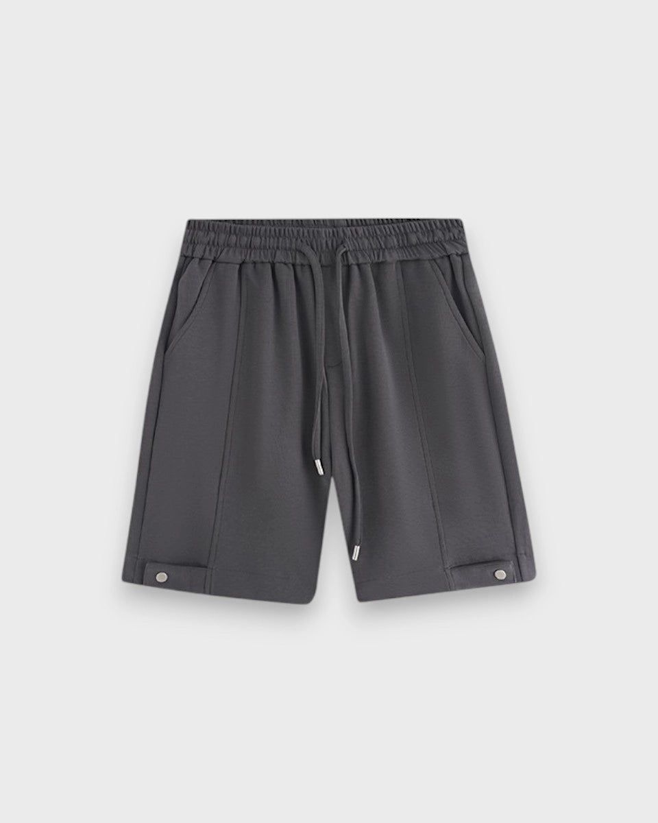 Lightshift Short – lightweight breathable shorts for men with snap button detail and structured silhouette