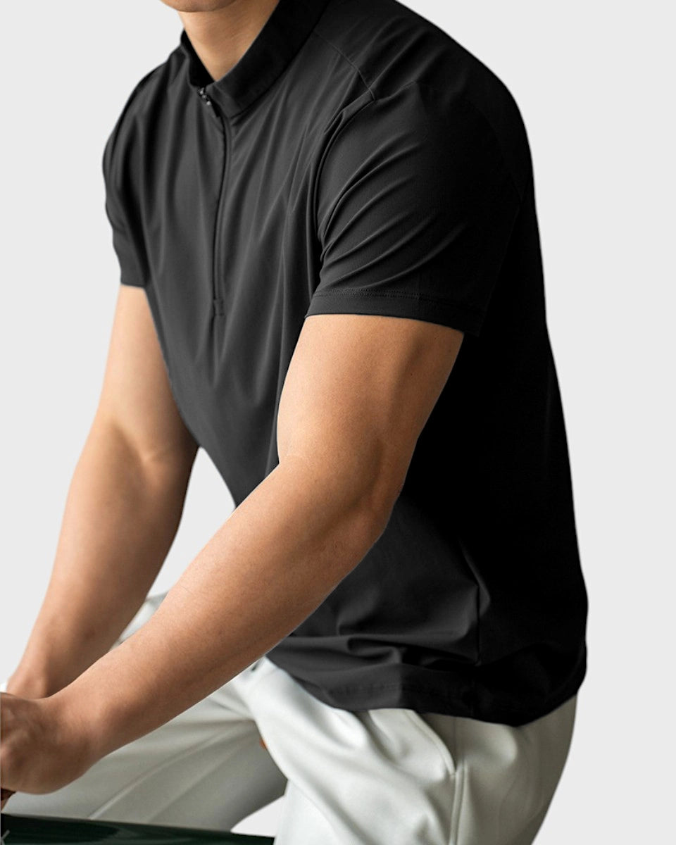 Versatile quarter-zip designed for office and active wear