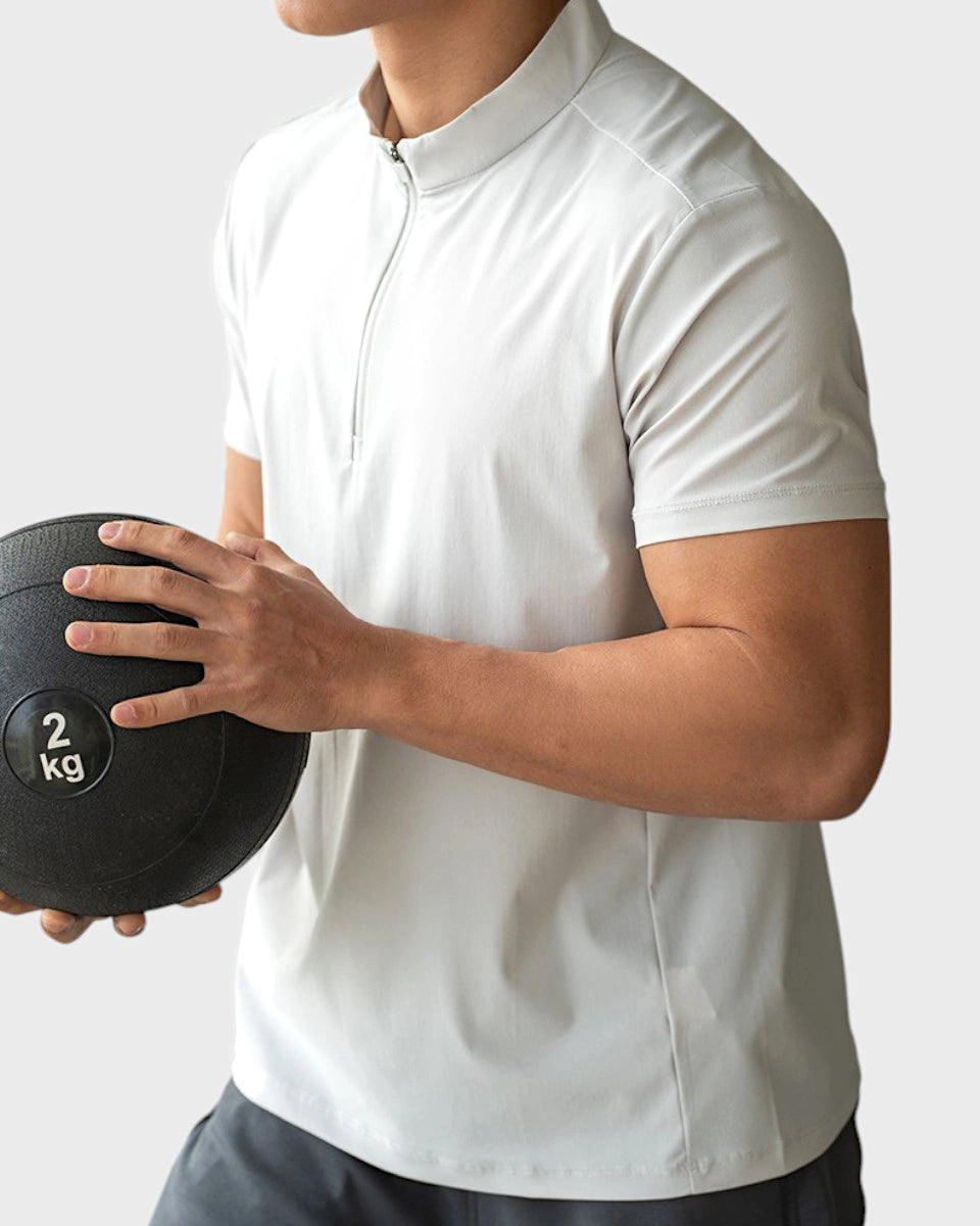 Versatile quarter-zip designed for office and active wear