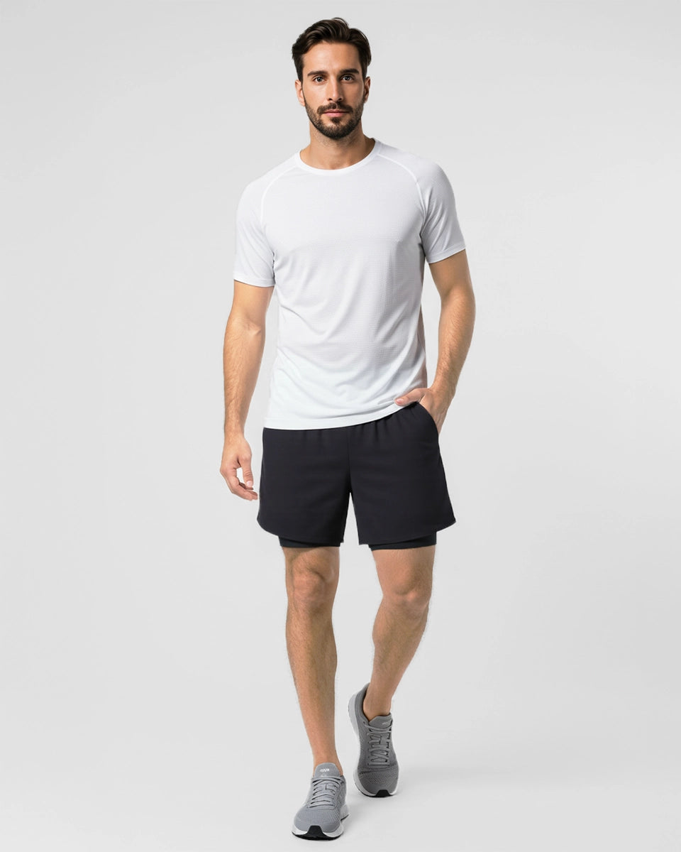 OmniMove Shorts – Lightweight 2-in-1 running and training shorts for men