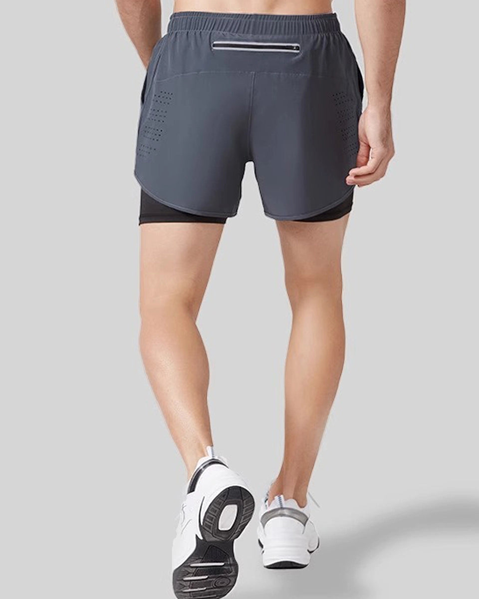 OmniMove Shorts – Lightweight 2-in-1 running and training shorts for men