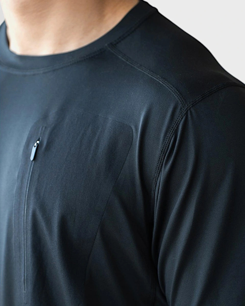Moisture-wicking athletic tee for office duty, training, running, and everyday wear.