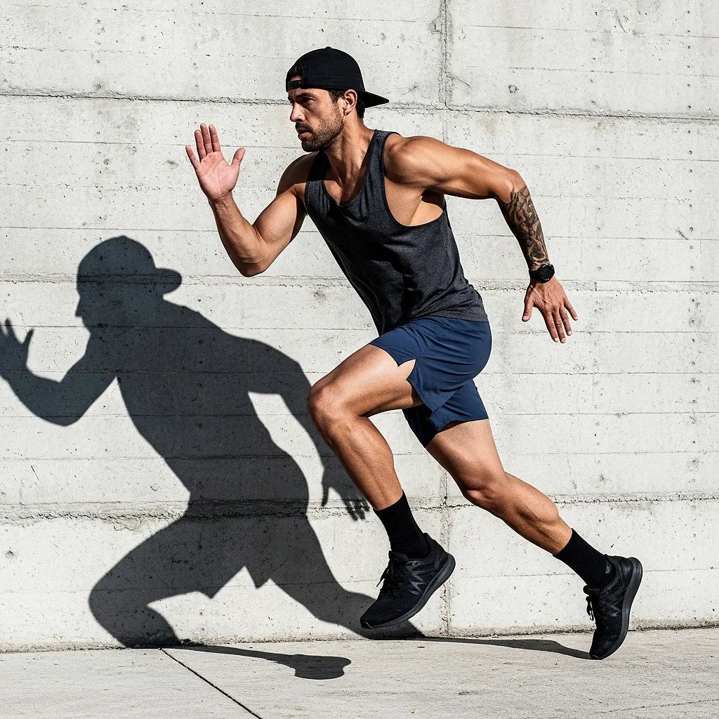 Beige performance shorts from Bearvel’s Shorts Collection, featuring breathable, sweat-wicking fabric and a flexible fit for workouts, commutes, and casual wear.