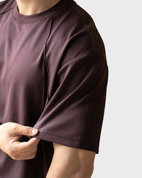 Relaxed-fit men's t-shirt in silky 50-count cotton blend – lightweight, cool-touch fabric for all-day comfort