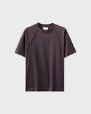 Relaxed-fit men's t-shirt in silky 50-count cotton blend – lightweight, cool-touch fabric for all-day comfort