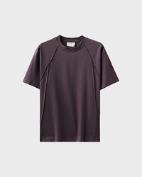 Relaxed-fit men's t-shirt in silky 50-count cotton blend – lightweight, cool-touch fabric for all-day comfort