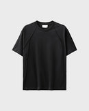 Relaxed-fit men's t-shirt in silky 50-count cotton blend – lightweight, cool-touch fabric for all-day comfort