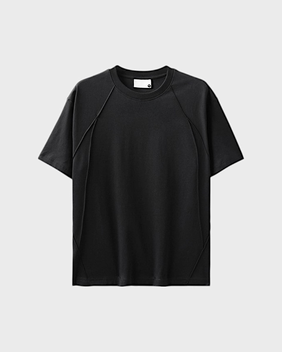 Relaxed-fit men's t-shirt in silky 50-count cotton blend – lightweight, cool-touch fabric for all-day comfort