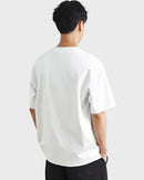 Relaxed-fit men's t-shirt in silky 50-count cotton blend – lightweight, cool-touch fabric for all-day comfort