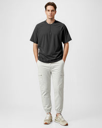 Men’s breathable quarter-zip with mesh underarm for moisture-wicking performance