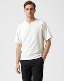 Men’s breathable quarter-zip with mesh underarm for moisture-wicking performance