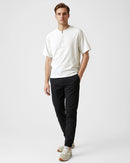 Men’s breathable quarter-zip with mesh underarm for moisture-wicking performance