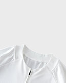 Men’s breathable quarter-zip with mesh underarm for moisture-wicking performance