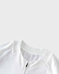 Men’s breathable quarter-zip with mesh underarm for moisture-wicking performance