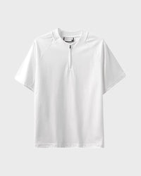 Men’s breathable quarter-zip with mesh underarm for moisture-wicking performance