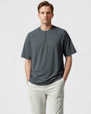Men’s breathable quarter-zip with mesh underarm for moisture-wicking performance