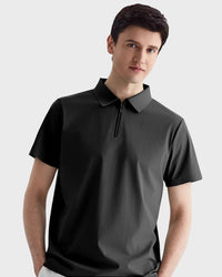Flowstate Polo – Antibacterial quick-dry men’s polo with UPF50+ and stretch collar