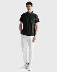 Flowstate Polo – Antibacterial quick-dry men’s polo with UPF50+ and stretch collar