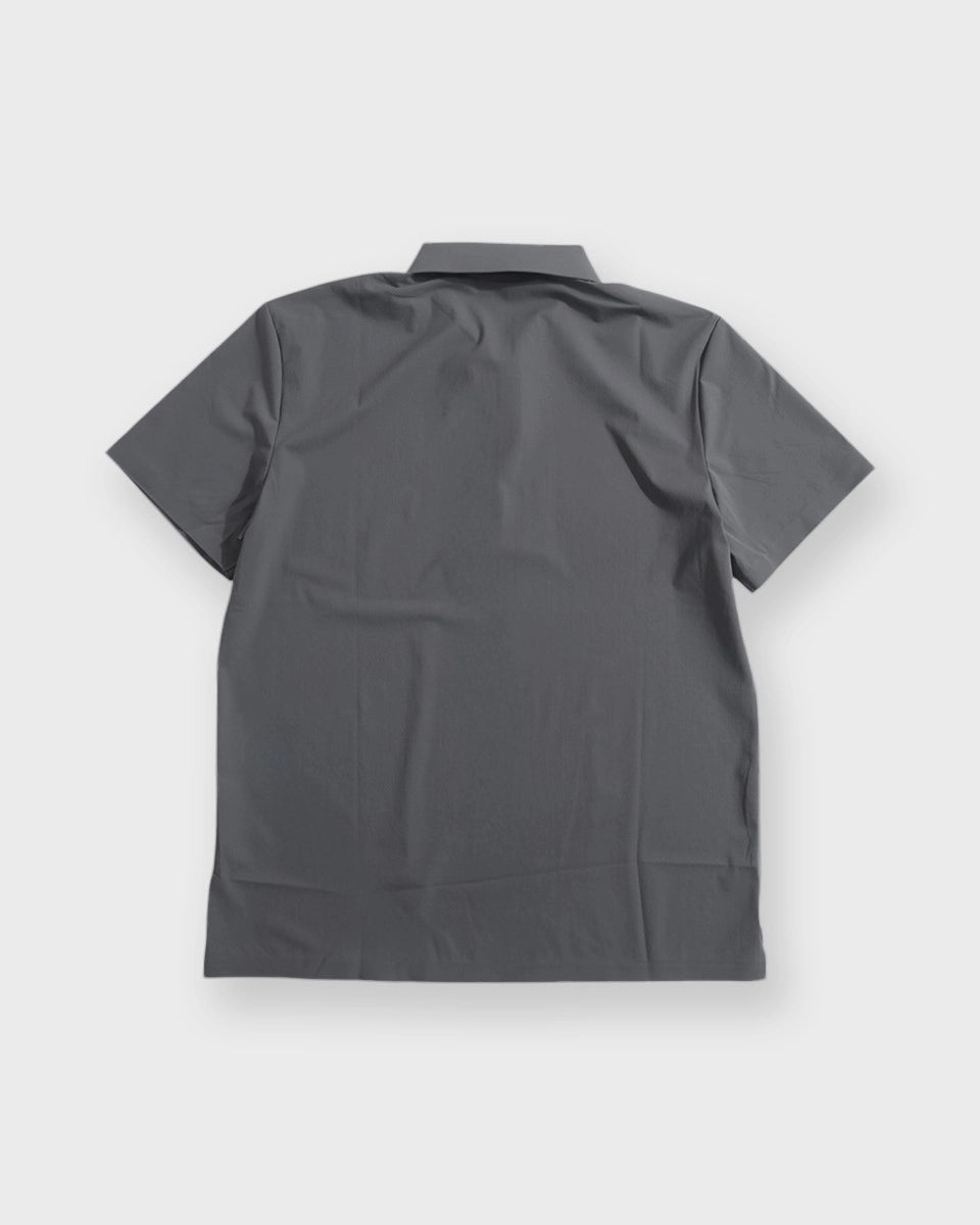 Flowstate Polo – Antibacterial quick-dry men’s polo with UPF50+ and stretch collar