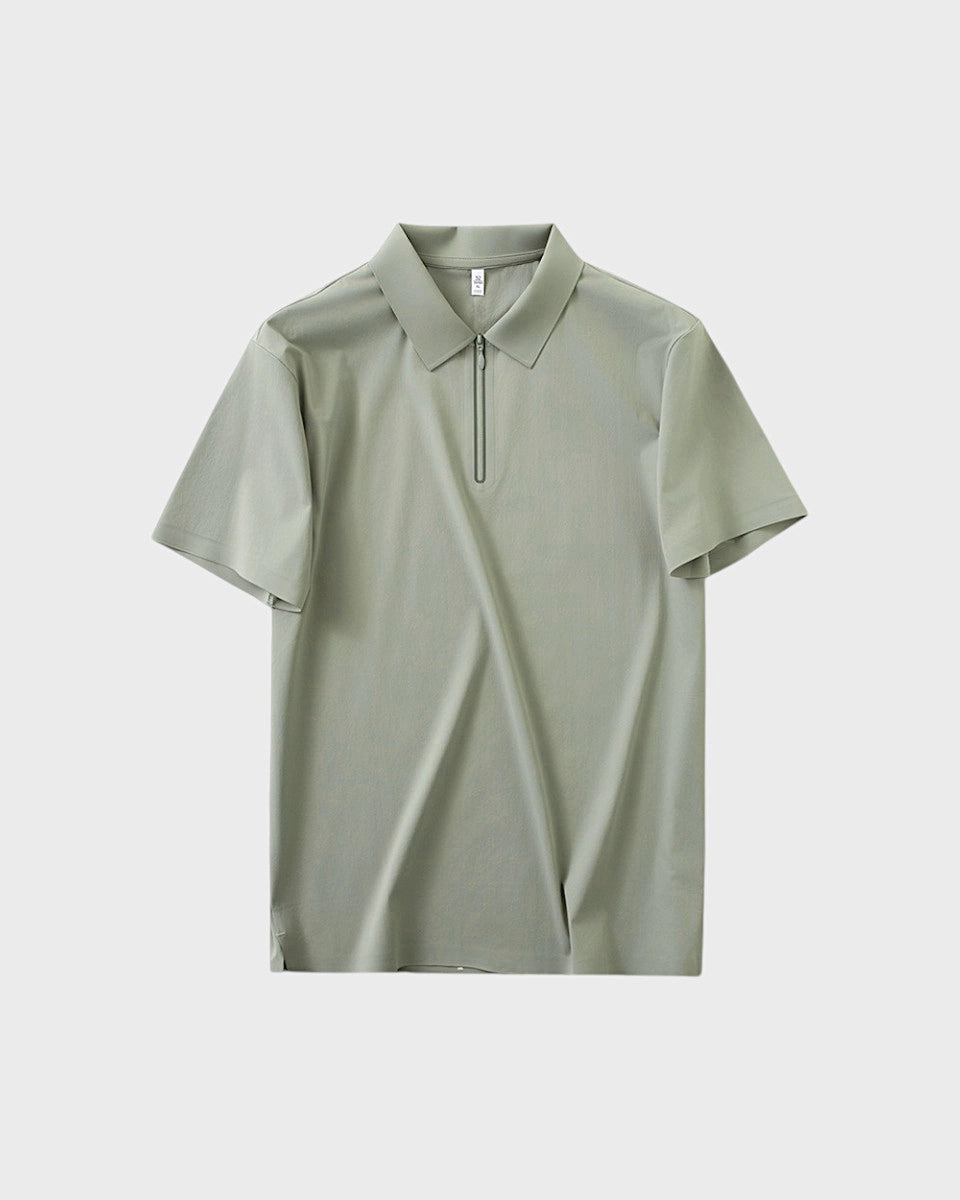 Flowstate Polo – Antibacterial quick-dry men’s polo with UPF50+ and stretch collar