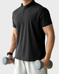 Versatile quarter-zip designed for office and active wear
