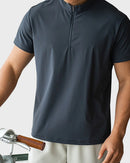 Versatile quarter-zip designed for office and active wear