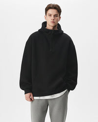 Pulse Hoodie – half‑zip, 440g premium hoodie for smart casual and training